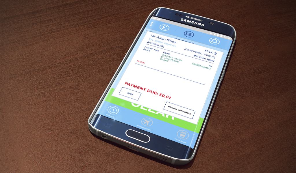 Taxi Driver App FLW Portfolio 5